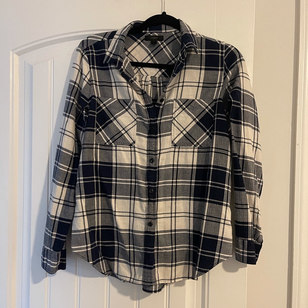 JCrew plaid shirt